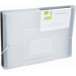 Q-CONNECT 13-Part A4 Expanding File Polypropylene Transparent with Elastic Closure
