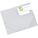 Q-CONNECT elastomap, A4, 3 kleppen en elastieken, transparant PP, transparant