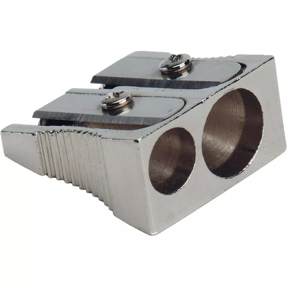 Q-CONNECT Pencil Sharpener, 2 Holes,...