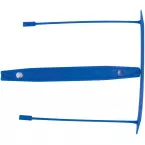 Q-CONNECT relieur E-clip, boîte de 100 pièces, bleu
