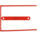Q-CONNECT D-Clip Binder Box of 100 Red