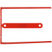 Q-CONNECT D-Clip Binder Box of 100 Red