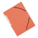Q-CONNECT A4 Three Flap Folder with Elastic Closure Red Cardboard