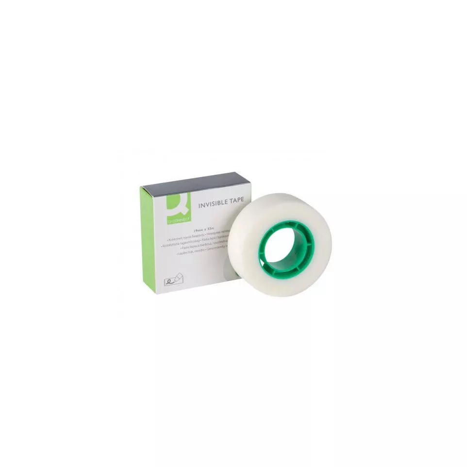 Q-CONNECT plakband, invisible, 19 mm...