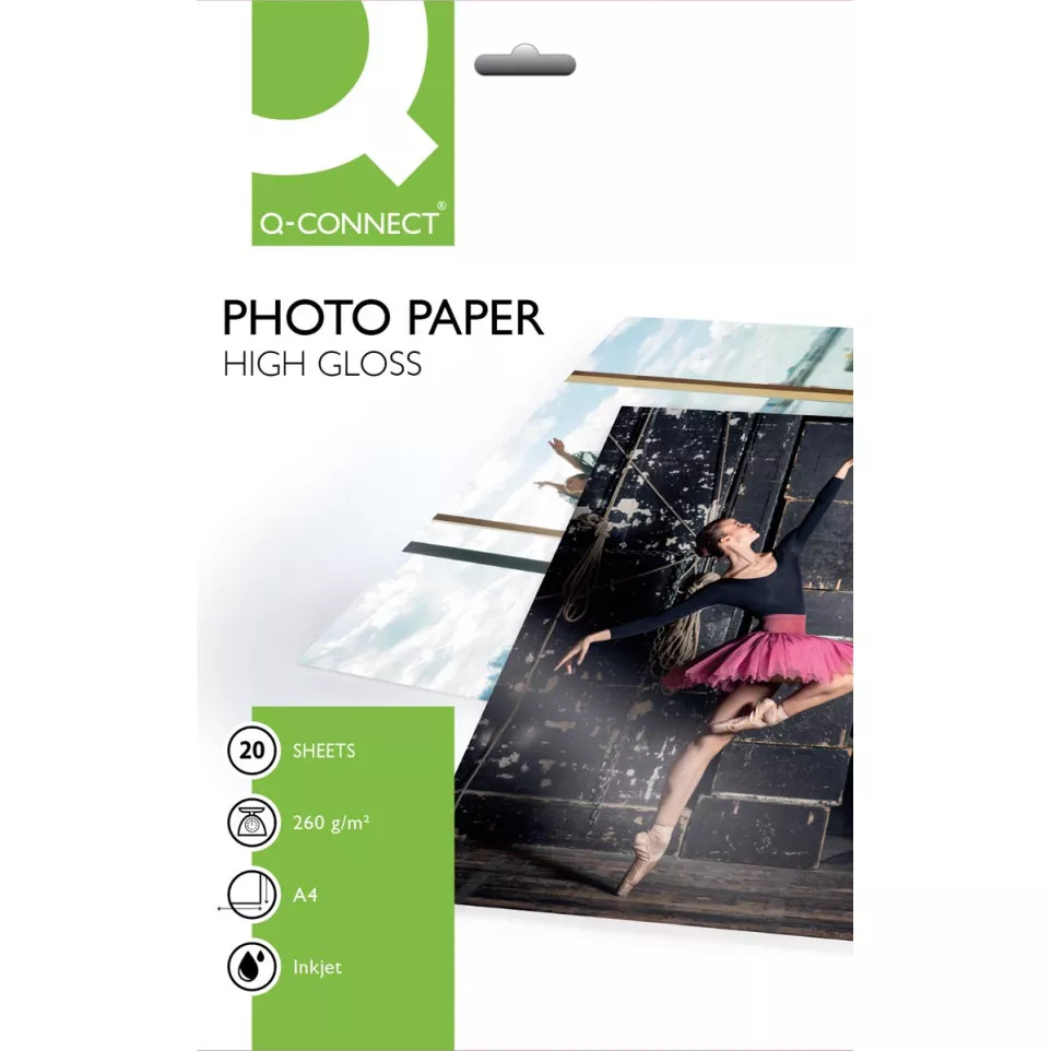 Q-Connect A4 High Gloss Photo Paper...