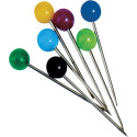 Q-Connect Assorted Colour Map Pins Box of 60