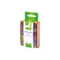 Q-CONNECT papierklemmen, 32 mm, doos van 75 stuks, ophangbaar, geassorteerde kleuren.