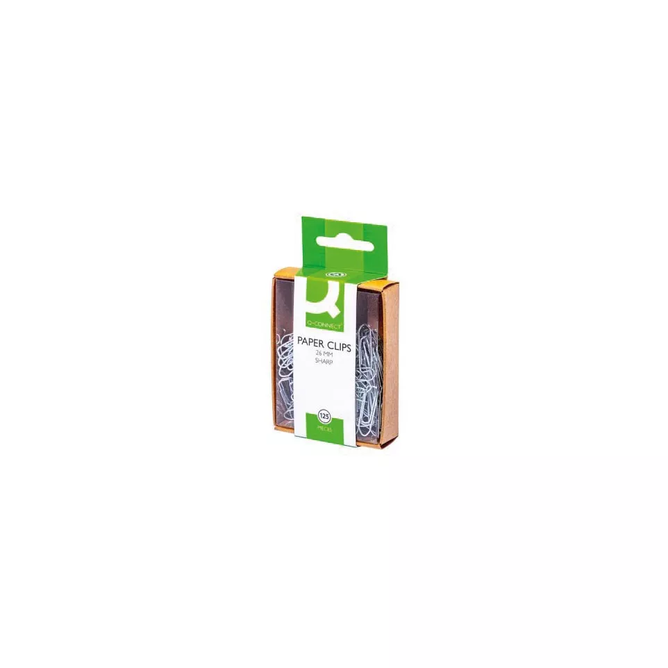 Q-CONNECT all-purpose clips 26 mm box...