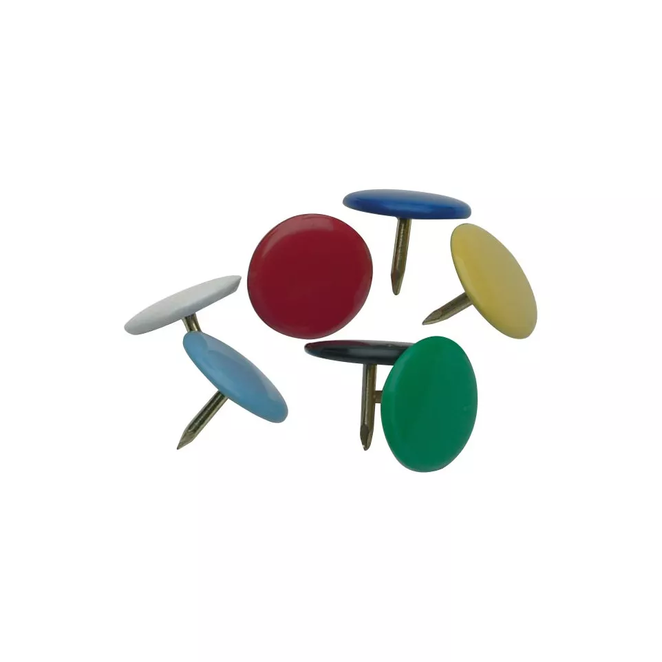 Q-Connect Assorted Colour Push Pins...