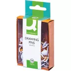 Q-CONNECT punaises, wit, doosje van 120 stuks
