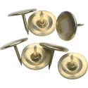 Q-CONNECT Brass Drawing Pins Box of 120