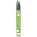 Q-CONNECT potloodstiften 0,7 mm HB etui van 12 stuks