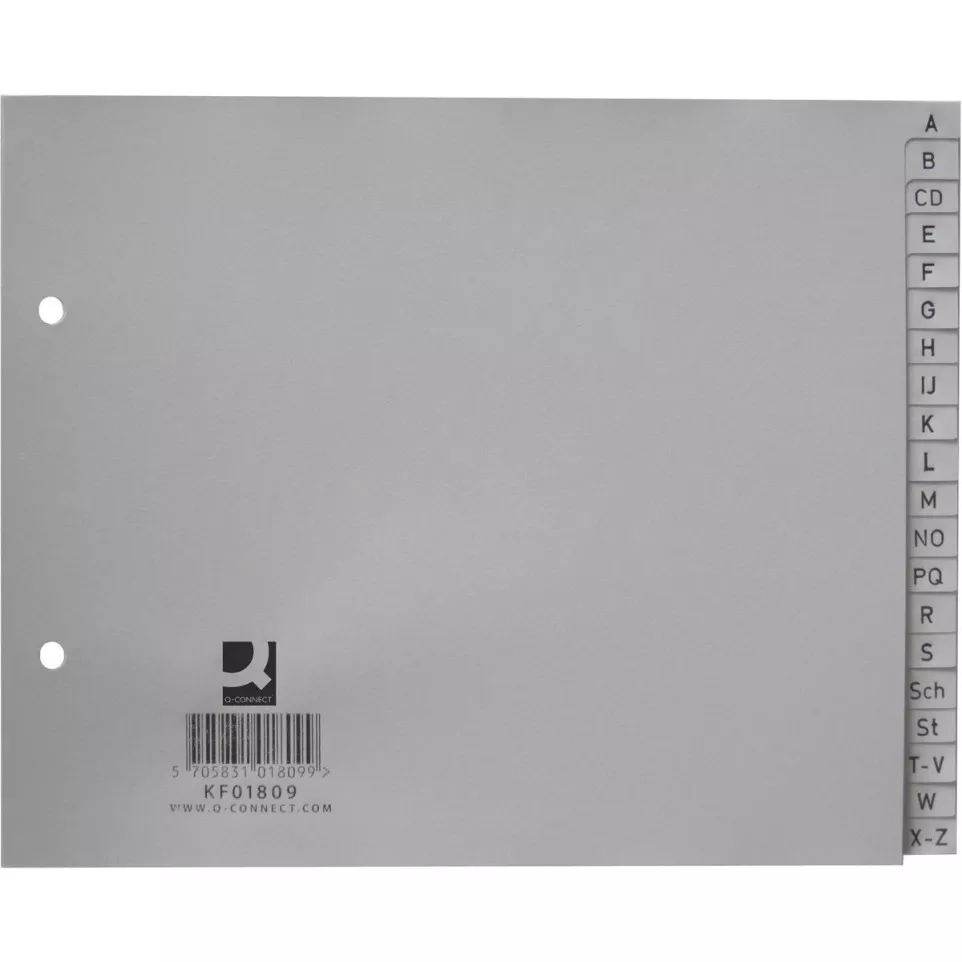 Q-CONNECT intercalaires, ft 18 x 22,5...