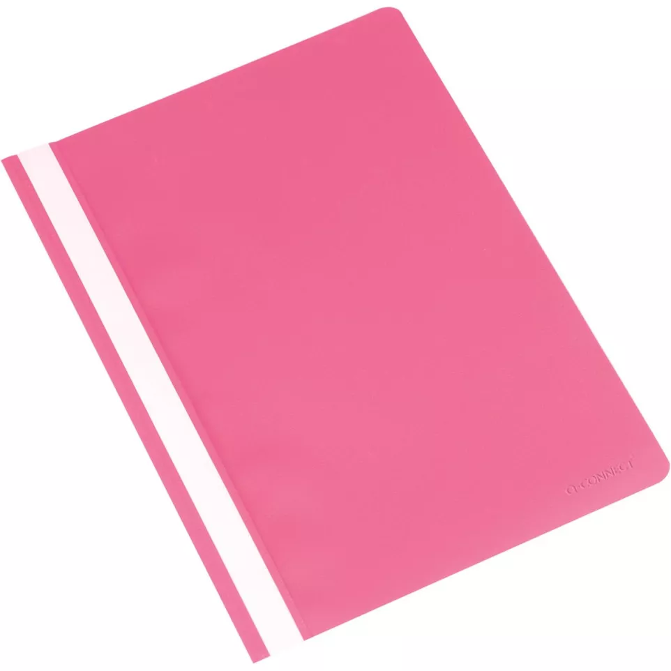 Q-CONNECT snelhechtmap, A4, roze