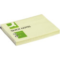 Q-CONNECT Quick Notes, ft 76 x 102 mm, 100 vel, geel