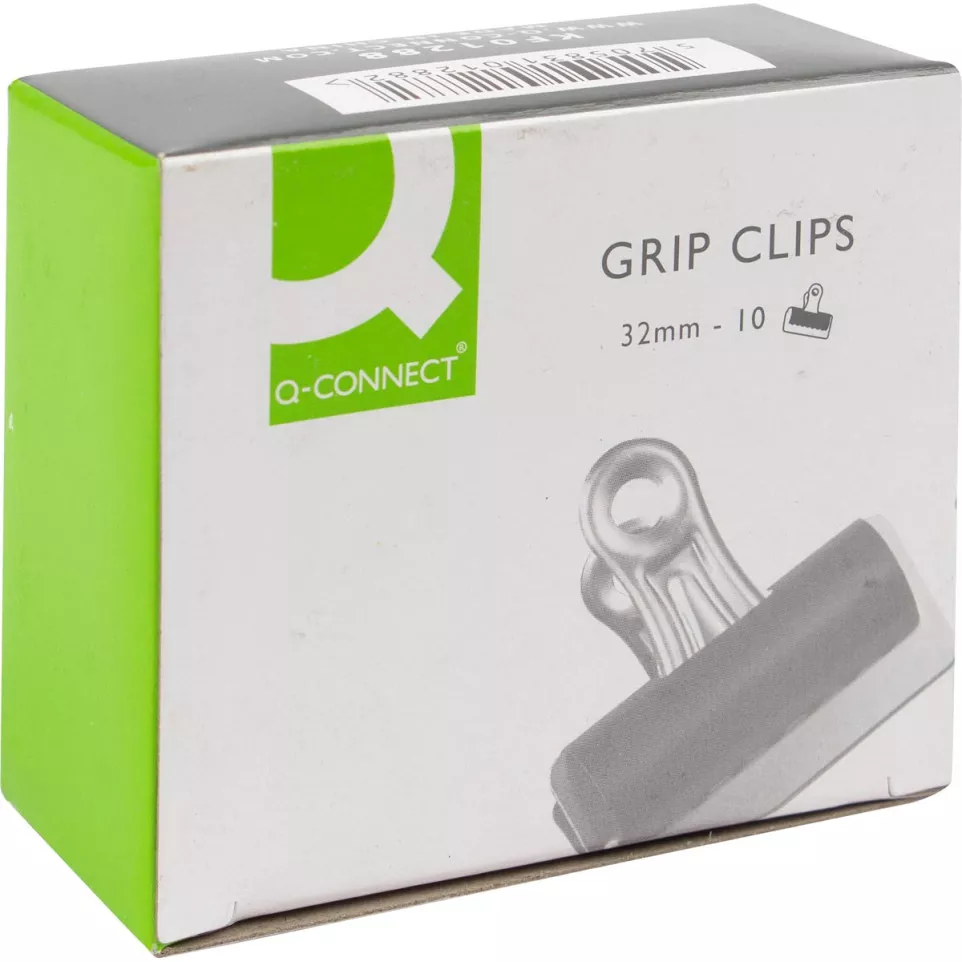 Q-CONNECT Bulldog Clips Black 32 mm...