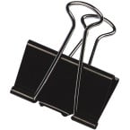 Q-CONNECT pince foldback,...