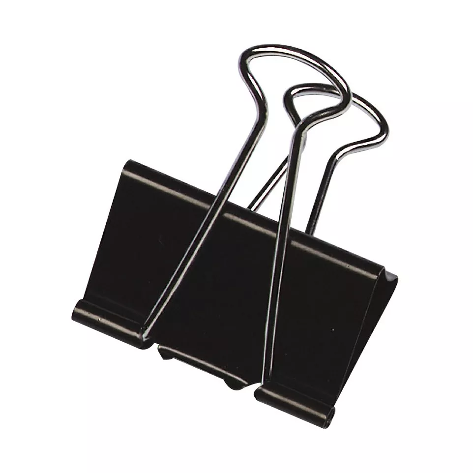 Q-CONNECT Foldback Clips Black 19mm...