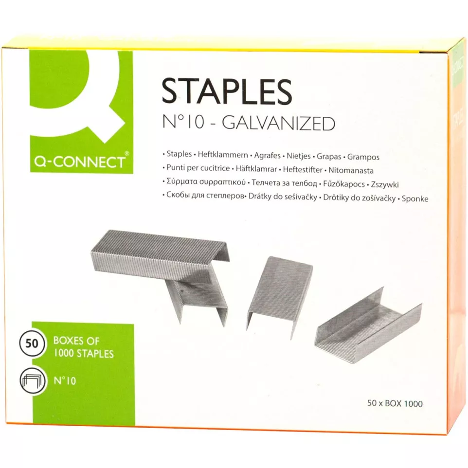 Q-CONNECT nietjes n°10, verzinkt,...