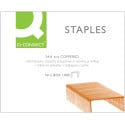 Q-CONNECT agrafes 24/6, cuivrées, boîte de 1.000 agrafes
