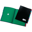 Q-Connect A4 12-Section Polypropylene File Black