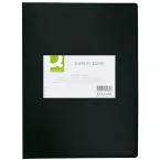 Q-CONNECT Display Book A4 40 Pockets Black