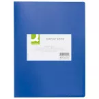 Q-CONNECT protège-documents, A4, 40 pochettes, bleu