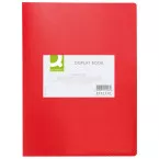 Q-CONNECT showalbum, A4, 40 tassen, rood