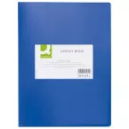 Q-CONNECT protège-documents, A4, 20 pochettes, bleu