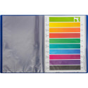 Q-CONNECT showalbum, A4, 20 tassen, blauw