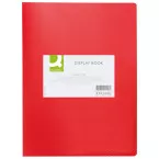 Q-CONNECT A4 Display Book 10 Pockets Red