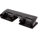 Q-CONNECT 4-gaatsperforator, tot 25 blad, zwart