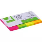 Q-Connect Quick Tabs 20 x 50mm Assorted Colours Pack of 200