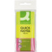 Q-CONNECT Quick Notes Neon 38 x 51 mm 50 Sheets Pack of 3