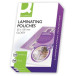 Q-CONNECT lamineeretui 2x 125 micron 65x105mm 100 stuks