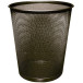 Q-CONNECT Metal Mesh Waste Bin 19 Litres Black