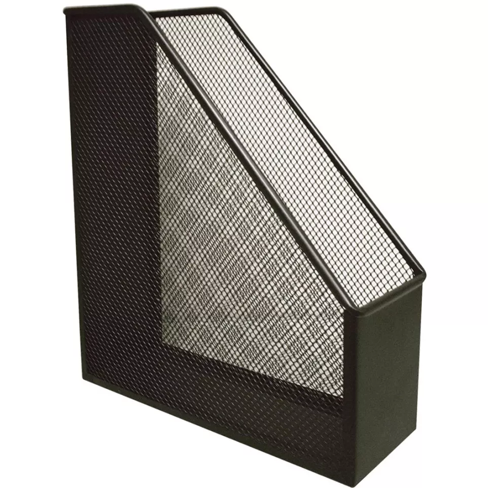 Q-CONNECT metal mesh magazine file black