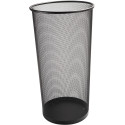 Q-Connect Mesh Round Umbrella Stand Black 22.6L