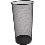 Q-Connect Mesh Round Umbrella Stand Black 22.6L