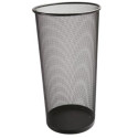 Q-Connect Mesh Round Umbrella Stand Black 22.6L
