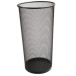 Q-Connect Mesh Round Umbrella Stand Black 22.6L