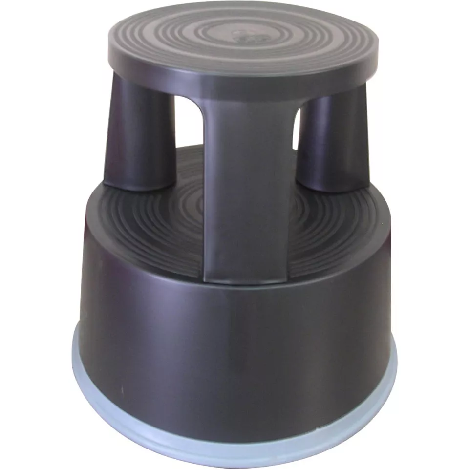 Q-Connect black plastic stool