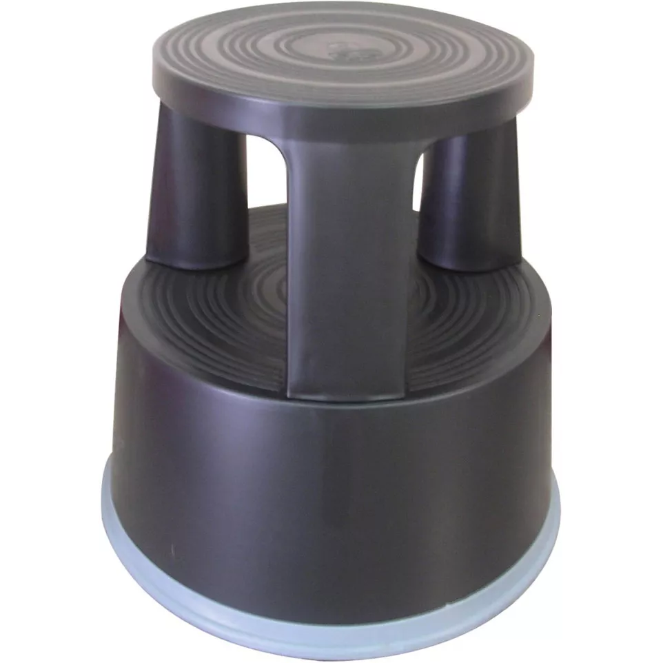 Q-Connect black plastic stool
