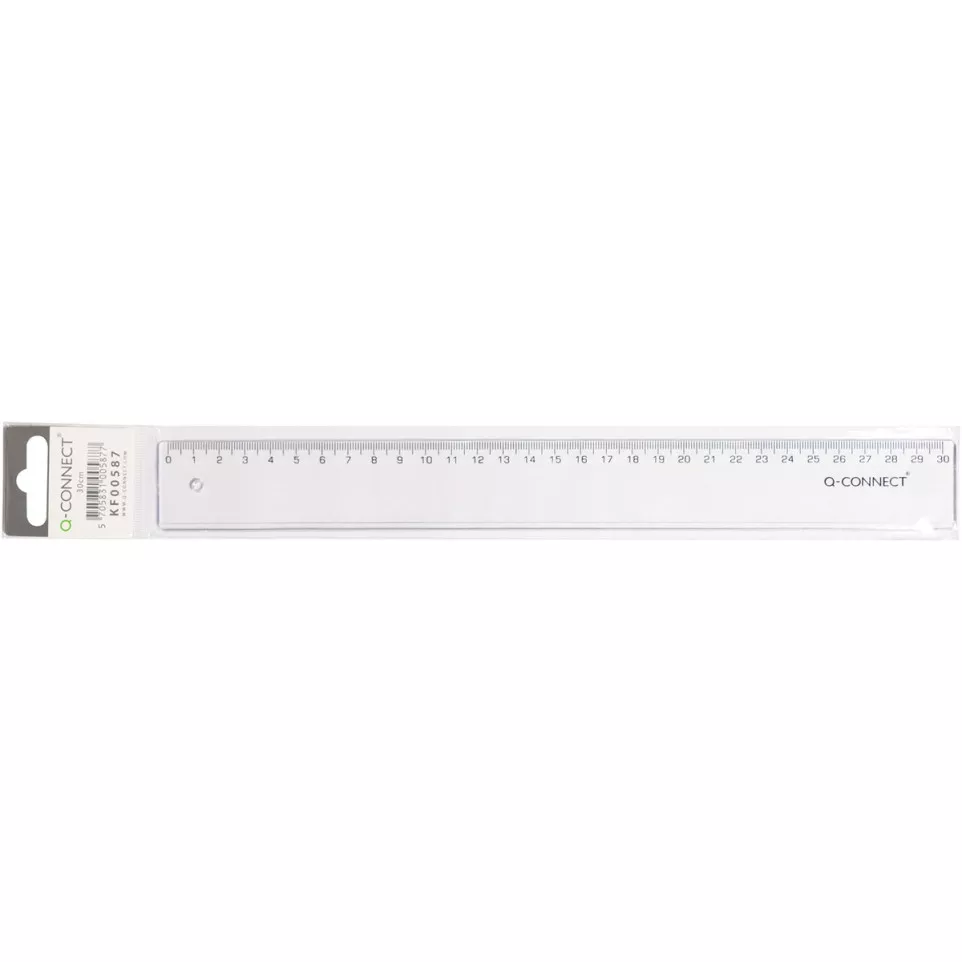 Q-CONNECT latte, plastic, en étui, 30 cm