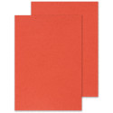 Q-CONNECT dekblad A4 leder 250 grams 100 stuks rood