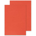 Q-CONNECT dekblad A4 leder 250 grams 100 stuks rood