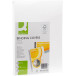 Q-Connect A4 White Gloss Binding Covers 250 Micron Pack of 100