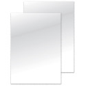 Q-Connect A4 White Gloss Binding Covers 250 Micron Pack of 100