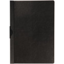 Q-Connect A4 Metal Clip File 60 Sheets Transparent Black