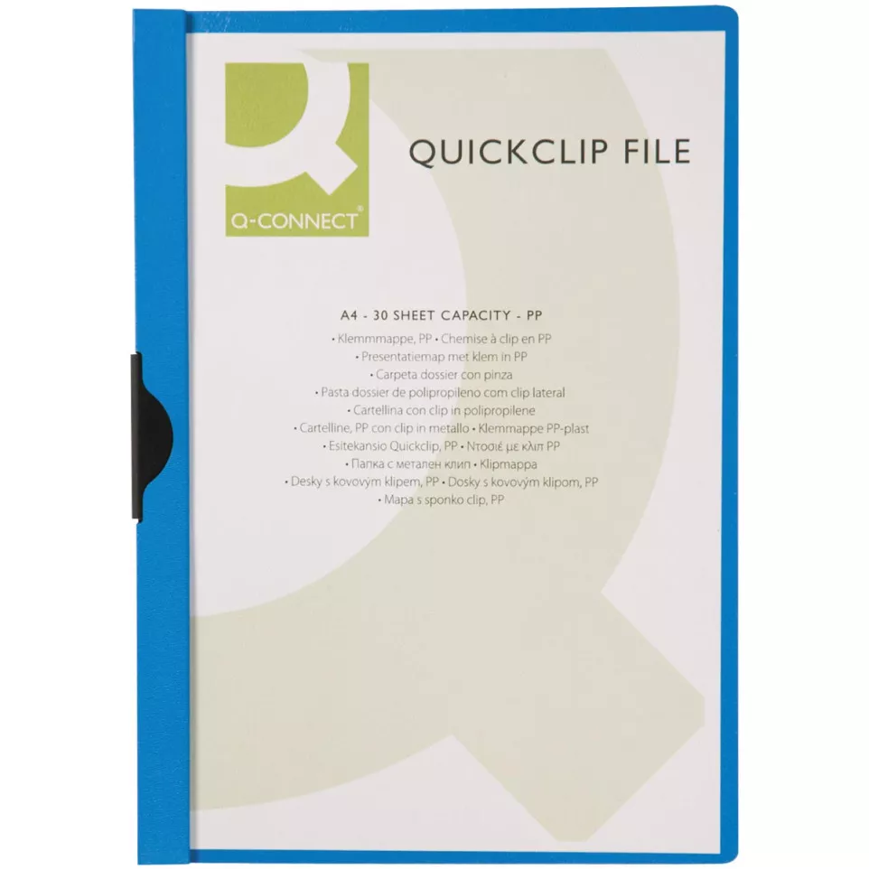 Q-CONNECT Klemmap metalenclip A4 30...